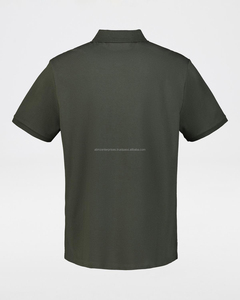XL Tamaño 100% Algodón Young Boys para Polo Camisa Cierre de botón Puños bordados Slim Street Fashion Golf Work Jersey sólido - Product Image 6