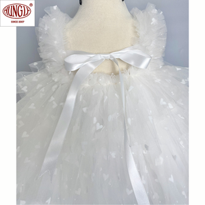 เดรสยาวถึงเข่าของเด็กเดรสคริสต์มาสอีฟมีเงาเป็นชั้น - Product Image 3