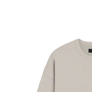 เสื้อสเวตเชิ้ตคอกลมแบบยูนิเซ็กซ์ ทรงโอเวอร์ไซส์ ผ้าเฟรนช์เทอร์รี่ ลายหัวใจ สไตล์มินิมอล สีเบจ แขนยาว สำหรับฤดูใบไม้ร่วง - Product Image 2
