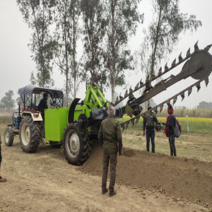 Máquina zanjadora lateral y central, excavadora de zanjas, - Product Image 1