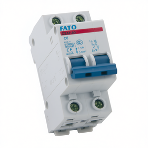 เบรกเกอร์วงจร Fato 2P รุ่น C6 400VAC 6kA สำหรับป้องกันไฟฟ้า - Product Image 2