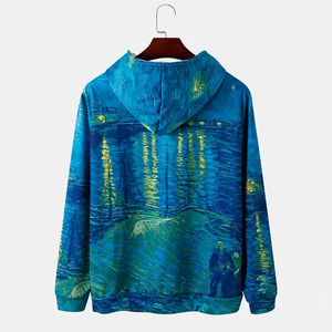 Sudadera con Capucha de Alta Calidad, 30% Algodón, 70% Poliéster, Personalizable para Adolescentes, Sublimación DTG, Sudadera Básica de Algodón Combinado - Product Image 2