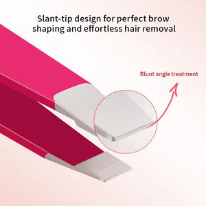 Pinzas para Cejas de Acero Inoxidable con Agarre Cómodo, Punta Puntiaguda, Fácil de Dar Forma a las Cejas, Ligeras, Ecológicas, Reutilizables, de Alta Calidad, Precio de Fábrica - Product Image 3