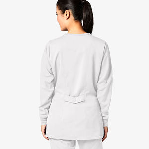 Premium Unisex <b>White</b> <b>Lab</b> <b>Coat</b> Scrub Uniform Cotton Polyester Blend Medical Doctor And Nurse Hospital Workwear For Men And Women - Product Image 2