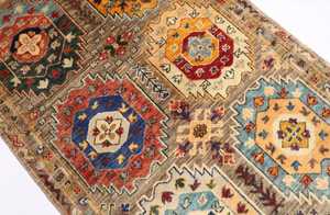 NOEUD RUG Tapis fait à la main afghan tribal de haute qualité taille 3x5 pour la maison et le balcon tapis brodé - Product Image 2