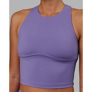 Camiseta sin mangas Enhance Shelf Bra para mujer - Morado Dahlia - Product Image 4