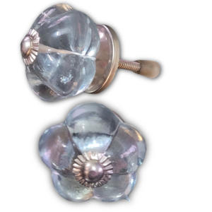 Pomo de cristal azul claro para cajón, tirador de armario, tiradores de muebles y tirador [CRK 115] - Product Image 2