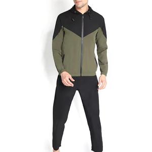 New Arrival Men's 100% Cotton Activewear Tracksuit Lightweight Pullover Sportswear Jogging Fitness Set Winter Streetwear Solid - Product Image 3
