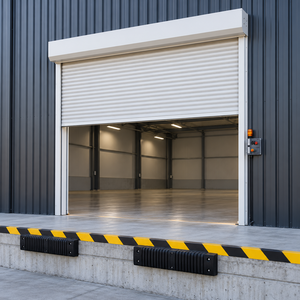 Porte à enroulement en acier commercial, porte de sécurité en métal pour entrepôt industriel - Product Image 2