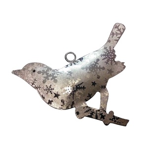 Artículo al por mayor Nuevo diseño 2025 Acabado Diseño vintage Artesanía India Metal y madera Árbol de Navidad Decoraciones colgantes Artículo - Product Image 2