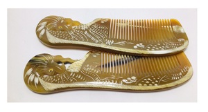 หวีเคราเขาทำด้วยมือหวีเขาควายฮอร์นด้ามจับขนาดใหญ่เหมาะกับหวีฮอร์นทำด้วยมือสไตล์ล่าสุดจากเวียดนาม - Product Image 5