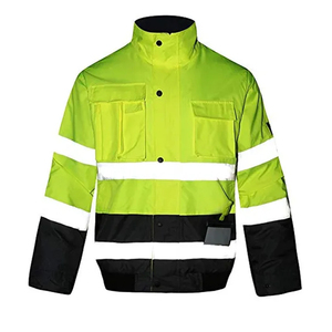Fournisseur d'équipements de sécurité OEM, faible MOQ, vestes de travail en polyester thermique haute résistance, visibilité nocturne, vêtements de travail routier, haute visibilité professionnelle - Product Image 4