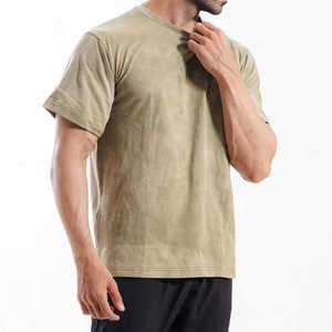 Camiseta lavada con ácido de algodón 100% para hombre, hombros caídos de gran tamaño, peso pesado 200 GSM - Product Image 3