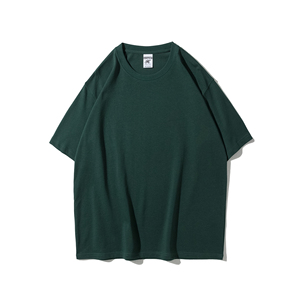 เสื้อยืดคอกลมเข้ารูปผ้าคอตตอนทรงบ็อกซี่ทรงโอเวอร์ไซส์สำหรับผู้ชายเสื้อเชิ๊ตผ้าคอตตอนแบบปรับแต่งโลโก้ได้ตามต้องการระบายอากาศได้ดี - Product Image 4