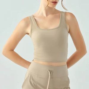Camisetas sin mangas de entrenamiento para mujer, camisetas sin mangas para gimnasio, camisetas atléticas para Yoga, camiseta para Yoga - Product Image 6
