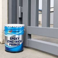 Primaire époxy-zinc OEM, protection cathodique, riche en zinc, résistant à la chaleur, soudable pour structures en acier industrielles, Primaire époxy-zinc
