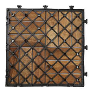 Carreaux à emboîter en bois d'acacia naturel | Terrasse modulaire pour balcon, jardin et piscine | Fournisseur du Vietnam - Product Image 5