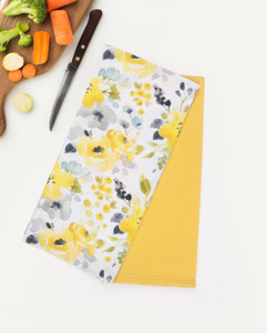 Serviette de cuisine 100% coton imprimé Design confort doux absorption rapide et séchage divers usages serviette de nettoyage écologique rouge - Product Image 1