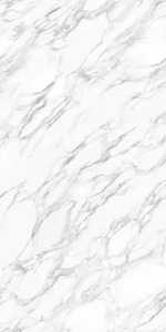 Cararra Supremo 1600x3200 Carrelage en pierre artificielle aspect marbre émaillé blanc poli Calacta Salon Salle à manger - Product Image 3