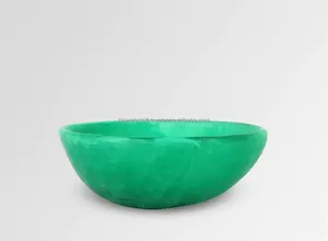 Cuencos de helado de resina epoxi modernos Regalos de devolución de boda para fiesta de cocina verde más vendidos empaquetados en cajas de cartón - Product Image 3