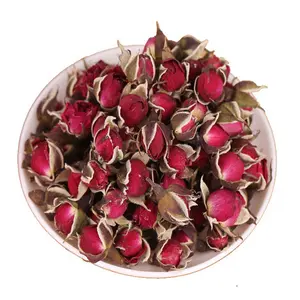 Pétales de bourgeons de rose thé de fleurs séchées parfumé naturel sain à base de plantes pour la cuisson beauté 2023 bourgeons de rose rose bio