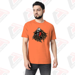 Camiseta Esencial Ultra Suave y Cómoda para Hombre, Verano, Ecológica, Apliques, Mezclilla, Batik, Tela de Pana, 100% Algodón, Parches - Product Image 3