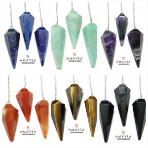 Produit de haute qualité 2022 vente en gros, pendule de radiesthésie Sodalite disponible en vrac, achetez des cristaux Amayra - Product Image 3