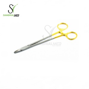 Porte-aiguille Debakey multifonction en acier inoxydable de qualité médicale, 18 cm, pointes fines, instruments chirurgicaux, kit d'instruments CE - Product Image 5