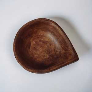 Custom Trendy round Shape Wooden Serving Tray 5 Small Snack Nut Chip Dip Bowl for <b>Christmas</b> Kitchen Dining Table <b>Top</b> Decor - Product Image 4