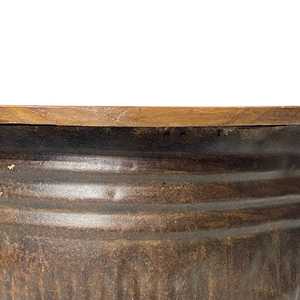 Iron Wood and Metal FTD Coffee <b>Table</b> Handmade Modern/Rustic Living Room Furniture with Farmhouse Style for Home Office Use - Product Image 3