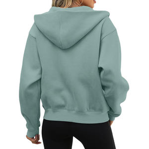 Sudadera con capucha para mujer, ropa de calle informal, figuras de hombros caídos, sudaderas con capucha ecológicas transpirables, sudaderas con capucha de punto para mujer - Product Image 2