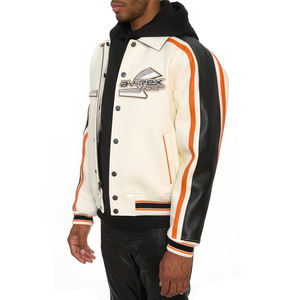 Vestes Avirex imperméables et coupe-vent de haute qualité pour hommes/vestes Avirex en cuir avec fermeture à boutons et logo personnalisés - Product Image 6