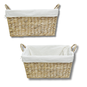 Produit le plus vendu Panier unique en jacinthe d'eau idéal pour les cadeaux de vacances et les occasions spéciales - Product Image 1