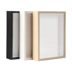 กล่องไม้เงาแบบสั่งทำกรอบภาพศิลปะติดผนังกรอบแสดงดอกไม้ - Product Image 3