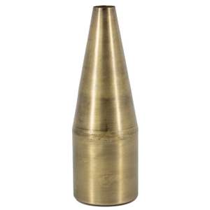 Jarrón de flores de metal de diseño con un brillo metálico acabado en negro brillante que mejora la elegancia de cualquier habitación o exhibición de mesa - Product Image 6