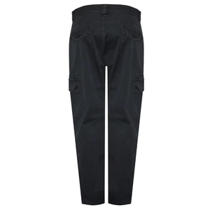 Pantalons cargo baggy pour hommes, style streetwear, personnalisés, 2025, haute qualité, couleurs unies, tricotés, style décontracté, avec OEM - Product Image 3