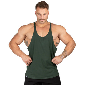 Dernière conception de débardeur de gymnastique en bambou personnalisé pour hommes Fitness Running Sports Wear Workout Stringer Quick Dry Activewear Gilet pour hommes - Product Image 1