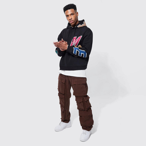 Custom High Quality <b>Puff</b> Printing Pullover Hoodie for Men Winter Hooded Sweatshirts with Logo Included - Product Image 4