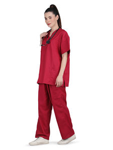 Conjunto de uniformes médicos cómodos unisex, pantalones para médicos, enfermeras, tela de poliéster/algodón, uniformes de Hospital de tamaño personalizado para mujeres - Product Image 2