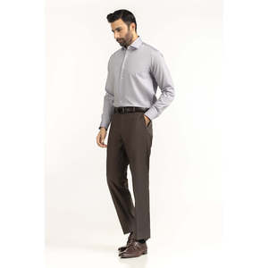 Camisas de Vestir Modernas para Hombre FS-LAF25-331, Estilo Clásico, 100% Algodón Popelina, Tela de Lino Chambray, ODM, Corte Slim Casual, Tallas 3XL a 6XL - Product Image 3