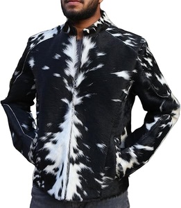 Veste en fourrure de vachette véritable confortable pour hommes en différentes couleurs arrivée à la mode avec une veste en fourrure de vachette véritable pour hommes de qualité supérieure - Product Image 4