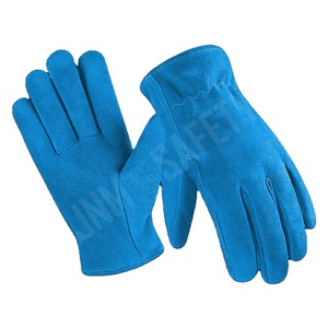 Cold-Resistant Buffalo Split Leather <b>Driver</b> <b>Gloves</b> Fur Lining Heavy Duty Industrial Work Heat Resistant Gardening Safety <b>Gloves</b> - Product Image 3