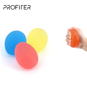 Bola de agarre para terapia de mano con forma de huevo, juguetes para aliviar el estrés, ejercitador de agarre de dedo para niños y adultos