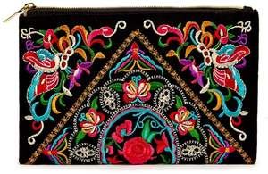 Bolsos de mano de estilo bohemio con bordado al por mayor, bolsos de mano con decoración de perlas, diseño elegante, forro personalizable, embrague de noche para mujer - Product Image 3