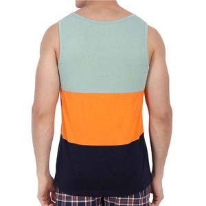 Bodybuilding Fitness Stringer Sports Singlet High Street Style Vêtements pour hommes Respirant Coton D'été Débardeurs Contraste Couleur - Product Image 4