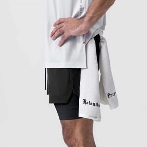 <b>Men's</b> Casual Drawstring <b>Shorts</b> with Elastic Waistband - Soft and Comfortable <b>for</b> Everyday Wear, Gym, and <b>Lounging</b> - Product Image 3
