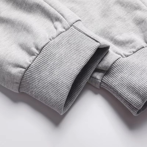 Jogging décontracté pour homme, coupe ample, taille élastique, déchiré, brodé, en molleton |   Pantalon de survêtement baggy en molleton français - Product Image 3