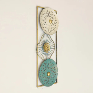 Metal <b>Wall</b> Art <b>Panel</b> Big <b>Flower</b> Functional Outdoor Hanging Decor Art Deco Framed Home Decor Interior <b>Wall</b> - Product Image 3