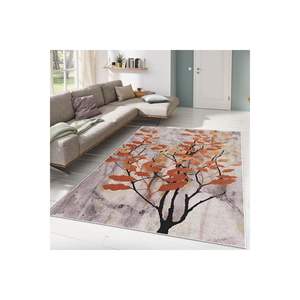 Ensemble de tapis imprimé numérique Tumbled Orange Leaf Tree - Product Image 1