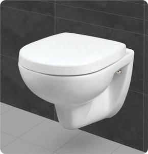 Modern Luxurious Wall-Hung <b>Toilet</b> with Concealed In-Wall <b>Cistern</b> & Dual Flush Square Shape Bathroom Ceramic Sanitary Ware <b>Pans</b> - Product Image 2